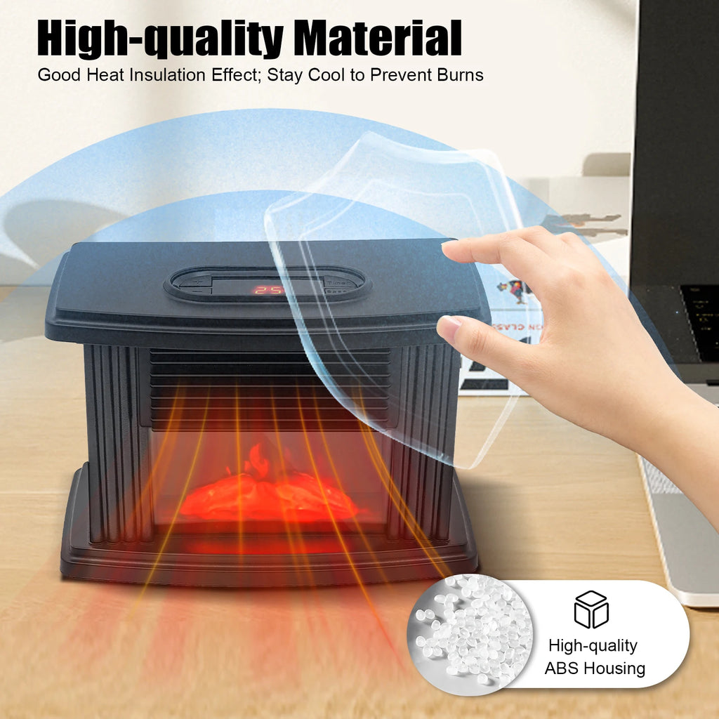 Electric Fireplace, 1000w Carbon Fire Air Heater
