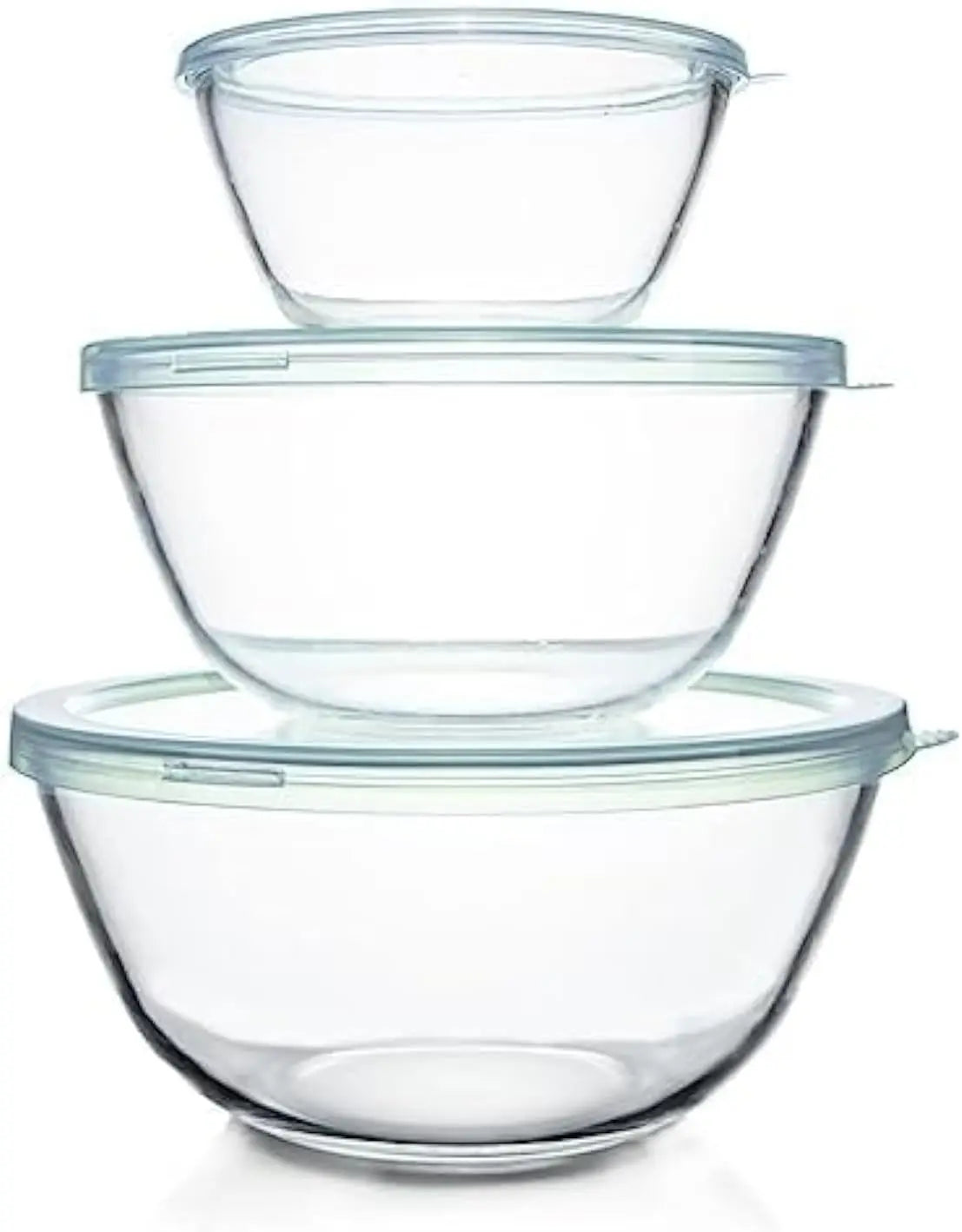 Mixing Bowls w/ Lids Glass Baking, Cooking & Storage