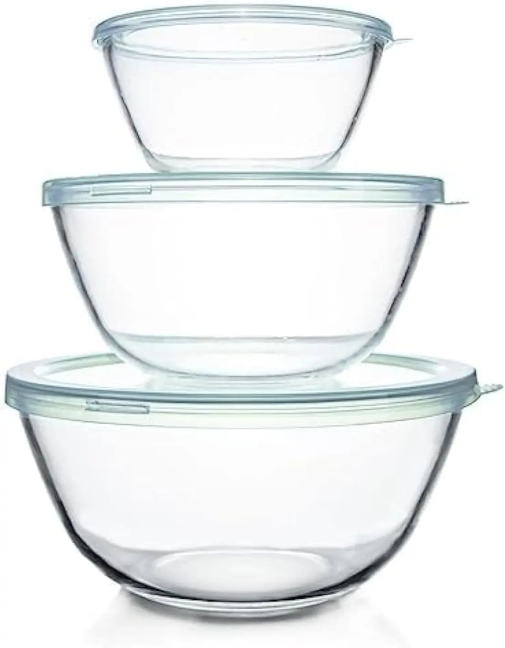 Mixing Bowls w/ Lids, Glass Baking, Cooking & Storage