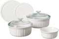 Mugs w/ Lids, 2-Pack 20oz Meal, BPA-Free, French White Ceramic