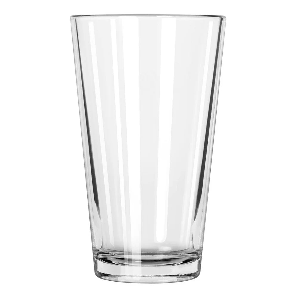 Glasses, 4-Pack 16oz Tumbler Clear Beer Water Dishwasher Safe