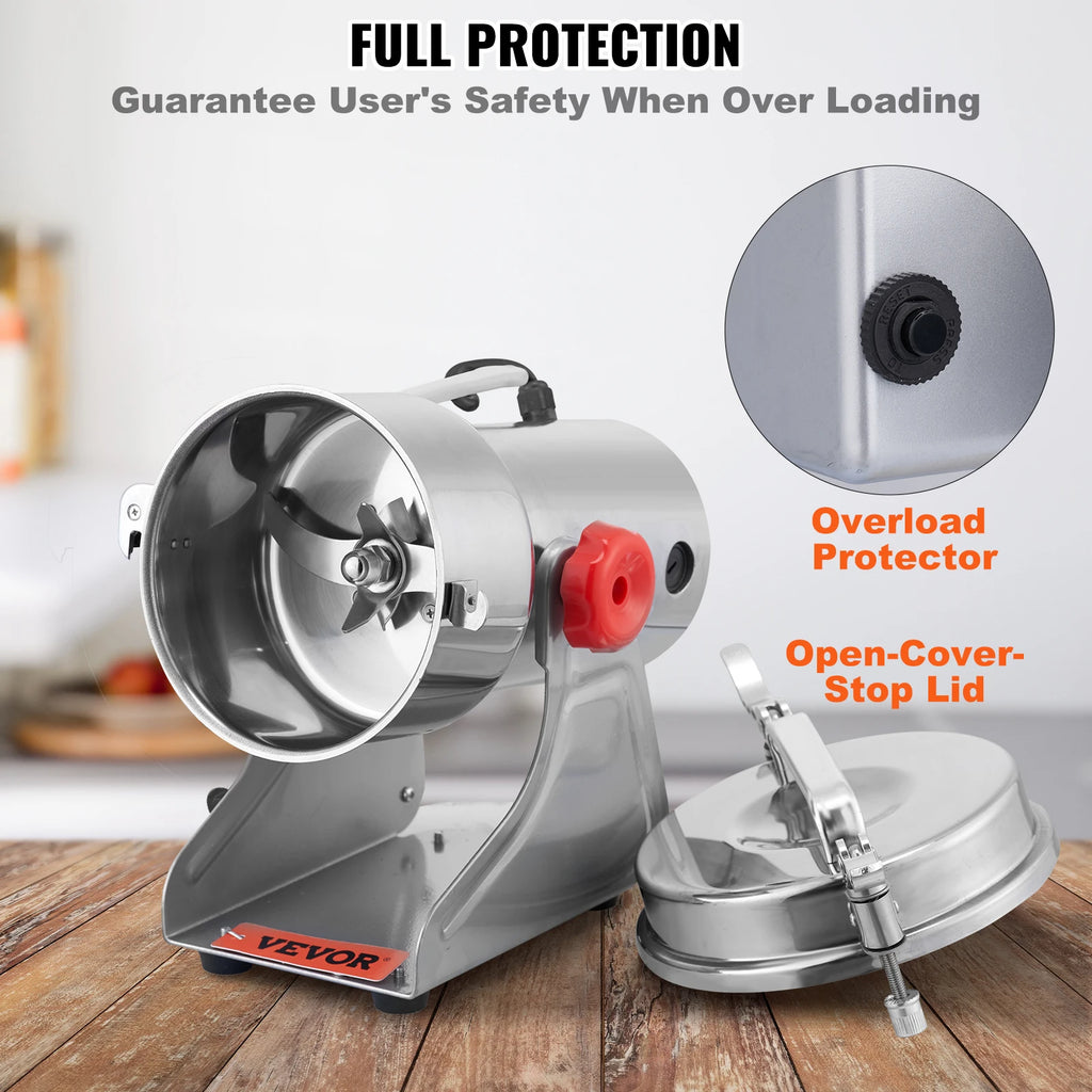 Grain Mill Grinder, Spices Herbs Grains Spices Cereals Coffee Corn