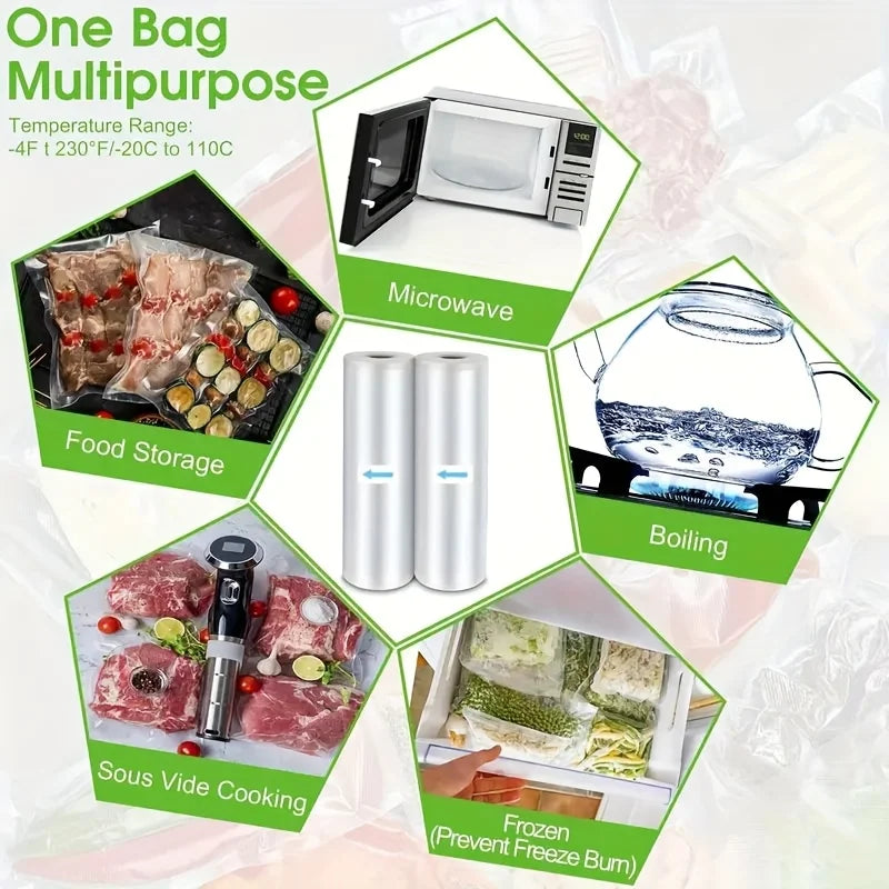 Vacuum Seal Bags - 3m/roll, BPA-free
