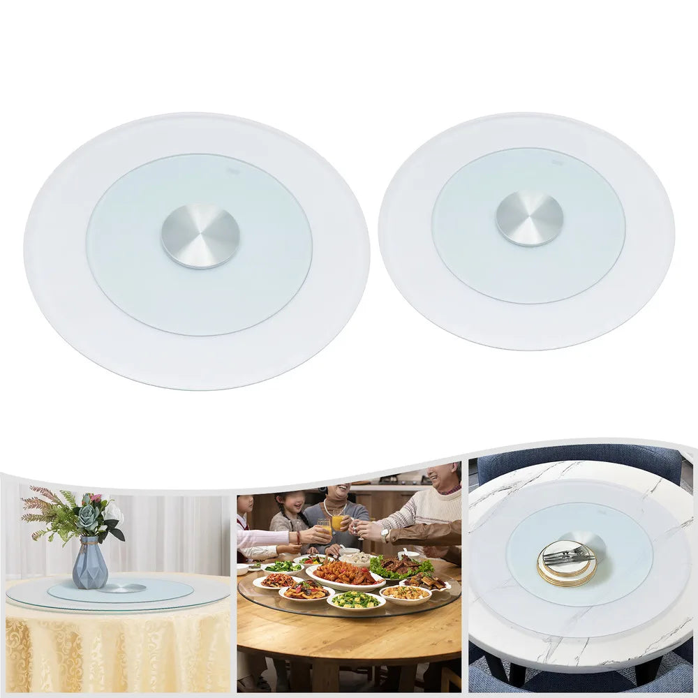 Turntable 27.5in Clear Tempered Glass