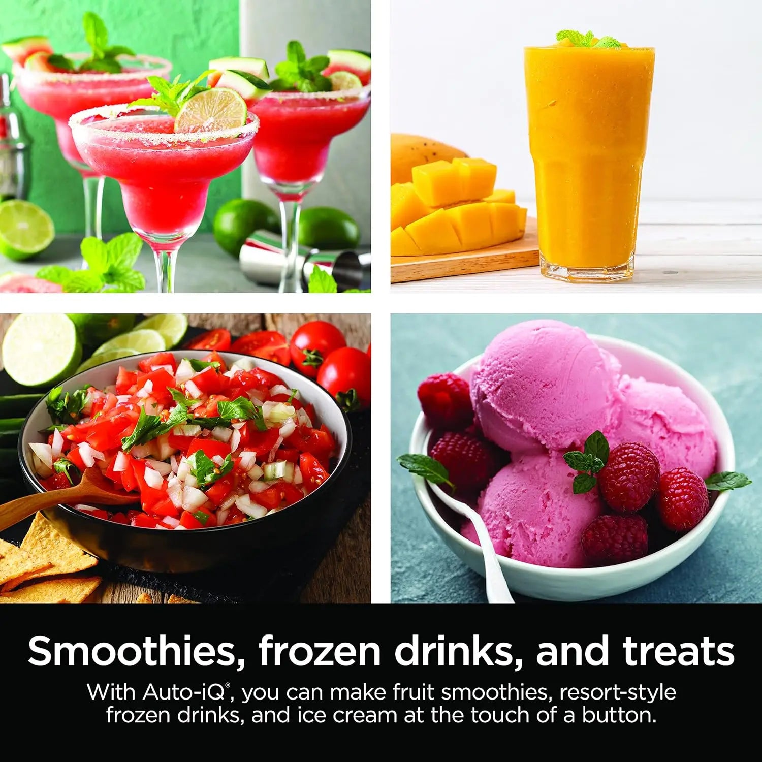 Blender Pitcher, 3-in-1 Mixer Smoothies, Frozen Drinks, Ice Cream