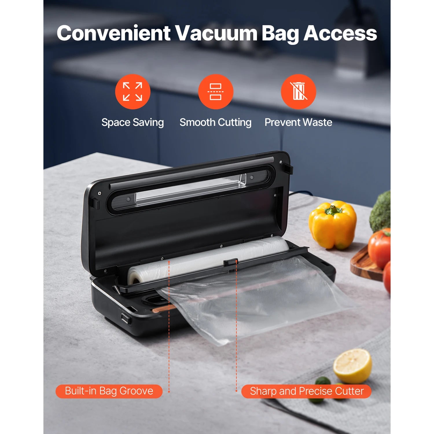 Vacuum Sealer with Vacuum Bags