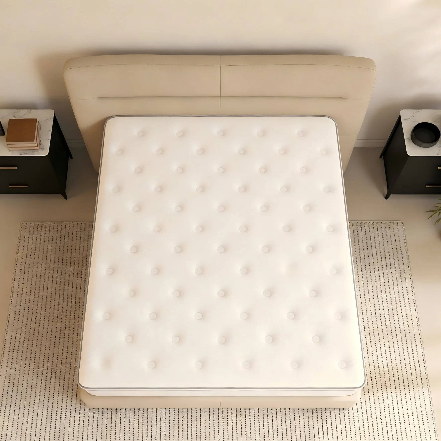 12 Inch Hybrid Queen King Full Mattress in a Box Memory Foam Soft, Bed Mattresses Pocket Springs Reduce Pressure