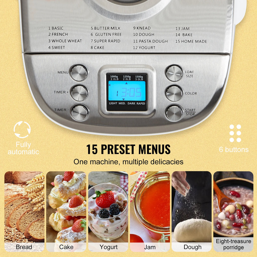 Bread Maker, Nonstick Ceramic Gluten Free