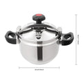 7L Stainless Steel Pressure Cooker Pressure Cooker Pressure Stewing Pot 60Kpa in Hotels, Restaurants, Families