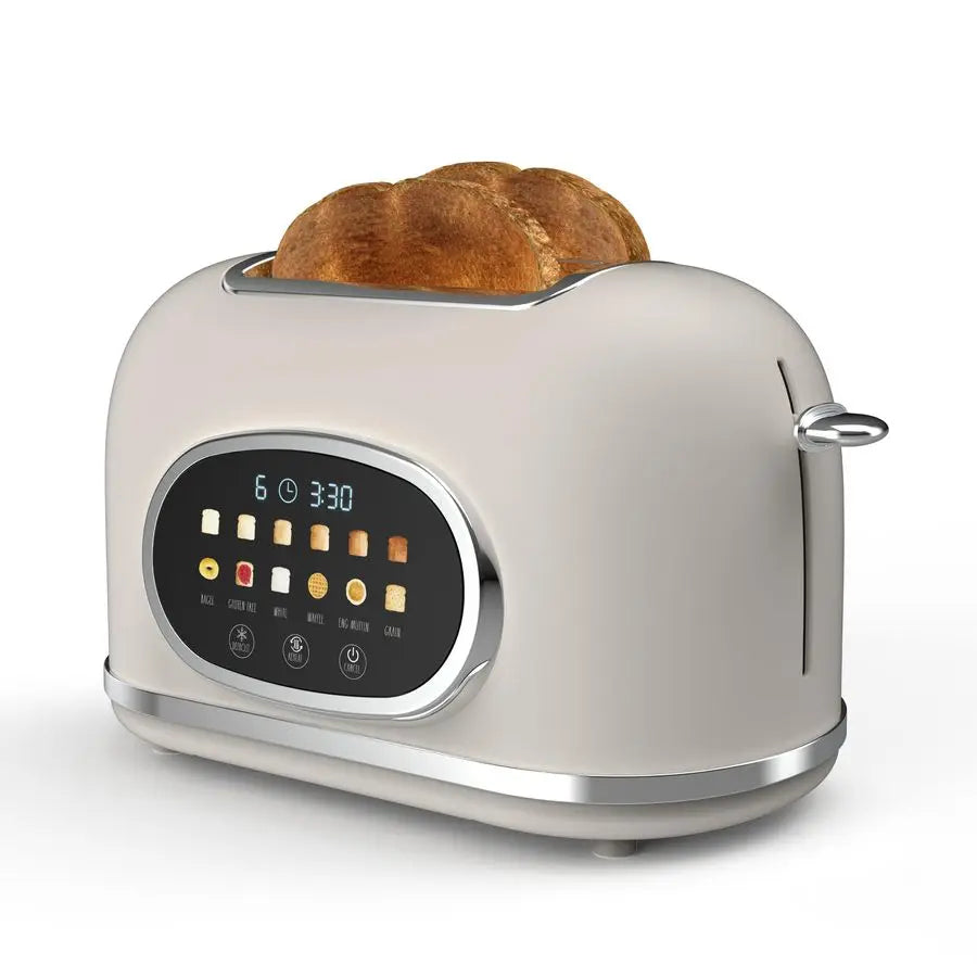Toaster, 2-Slice Retro Digital Stainless Steel
