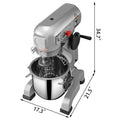 Dough Machine, 10-30L Electric Stainless Cream Egg Mixer Blender