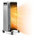 Heater, Electric Oil-Filled Radiator 1500W w/ Wheels