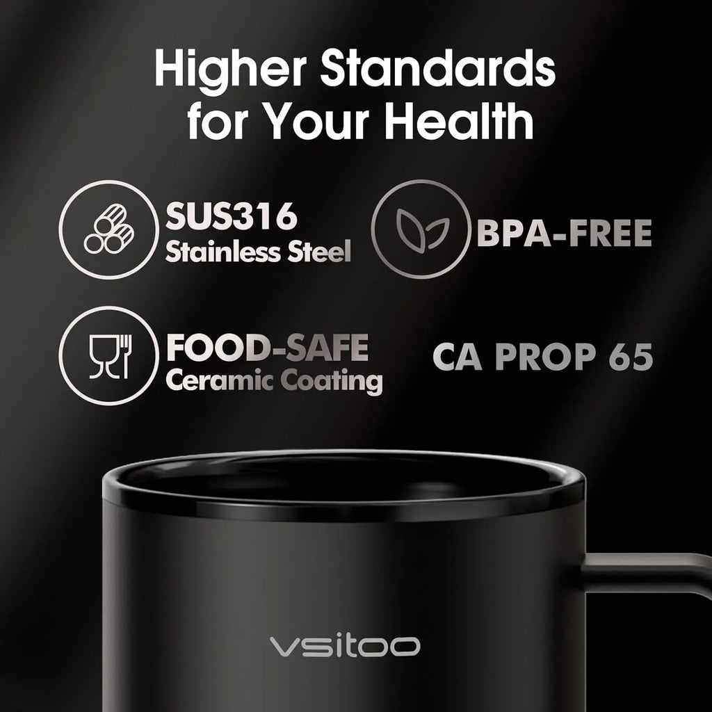 Mug, Heated Gift, Black