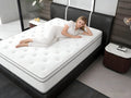 14/12/10 Inch Hybrid Queen/King/Full/Twin Mattress in a Box Memory Foam Soft, Bed Mattresses Pocket Springs