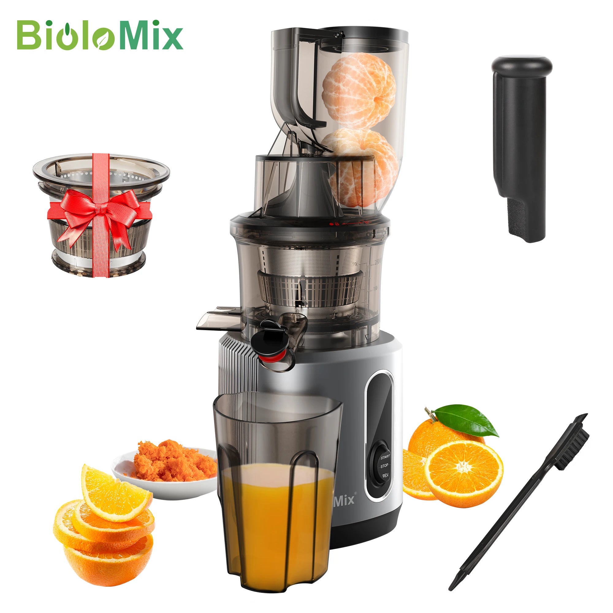 Juicer, Cold Press Fits Whole Fruits
