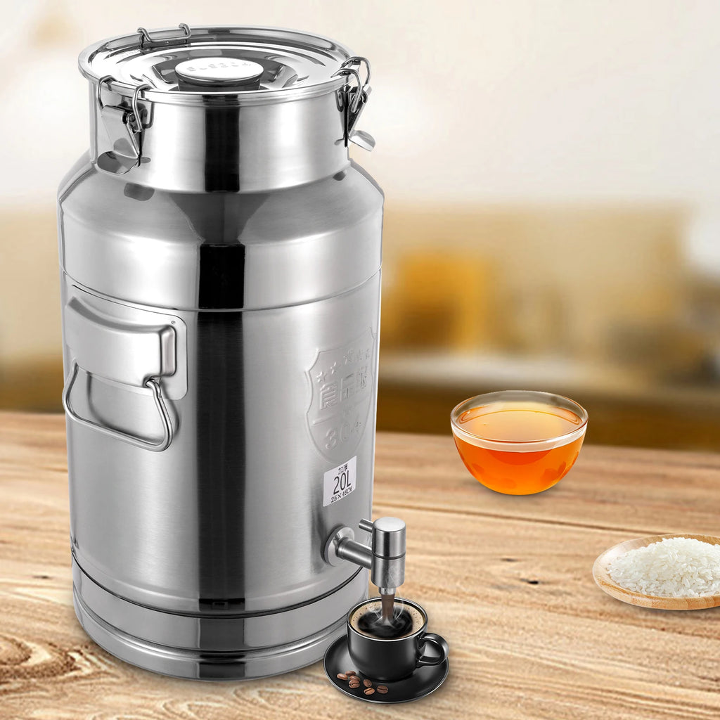 Beverage Dispenser, 5gal Stainless Steel 5 gal