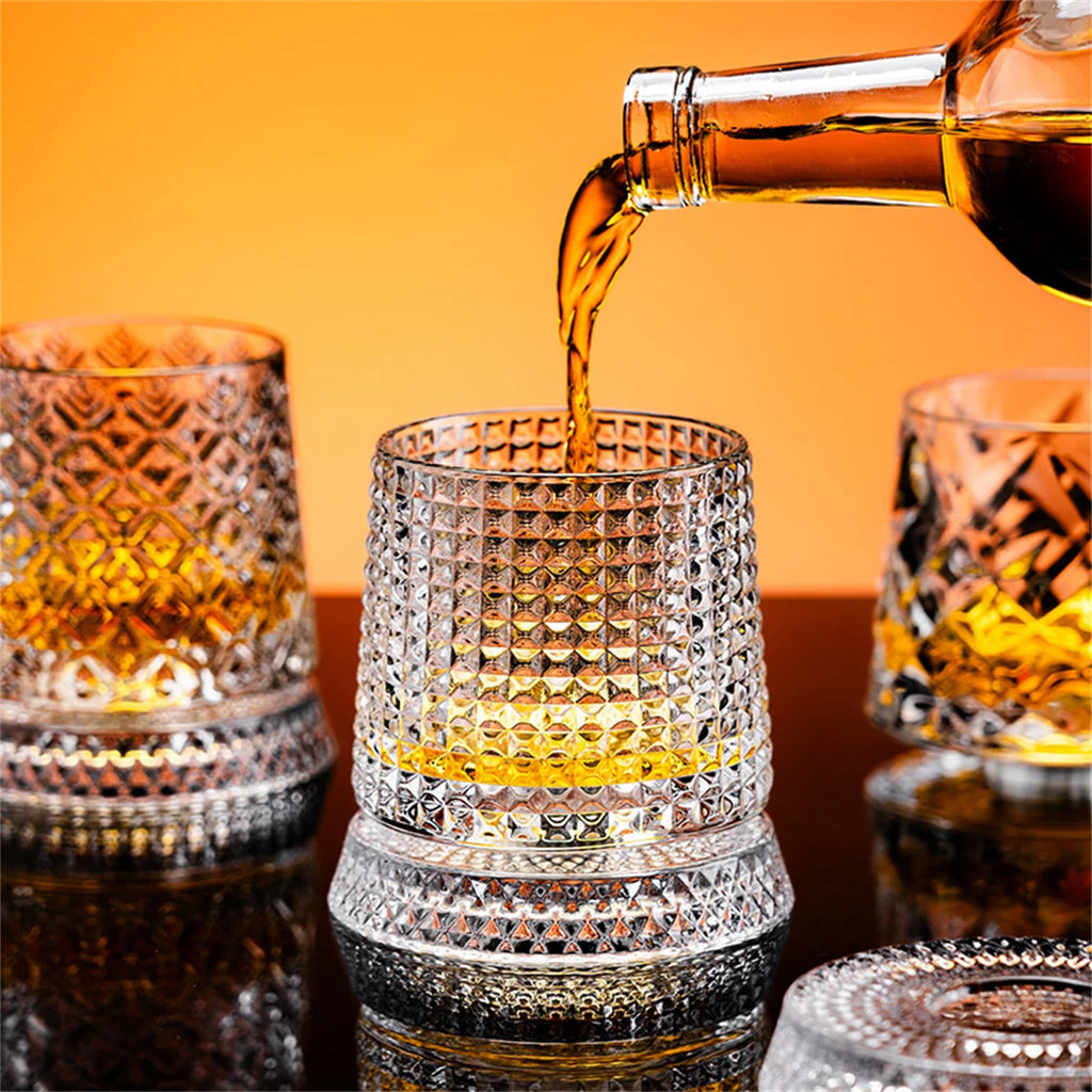 Whiskey glasses w/ base, wine beer