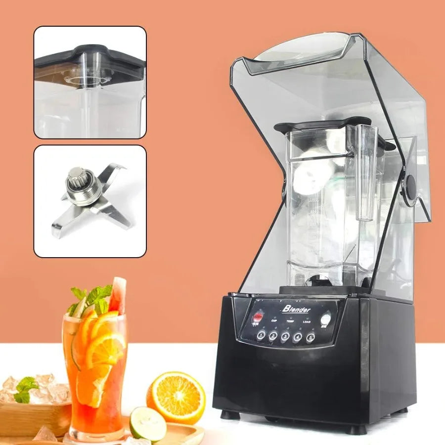 Blender, Soundproof 1.8L Fruit Juice Smoothie Maker