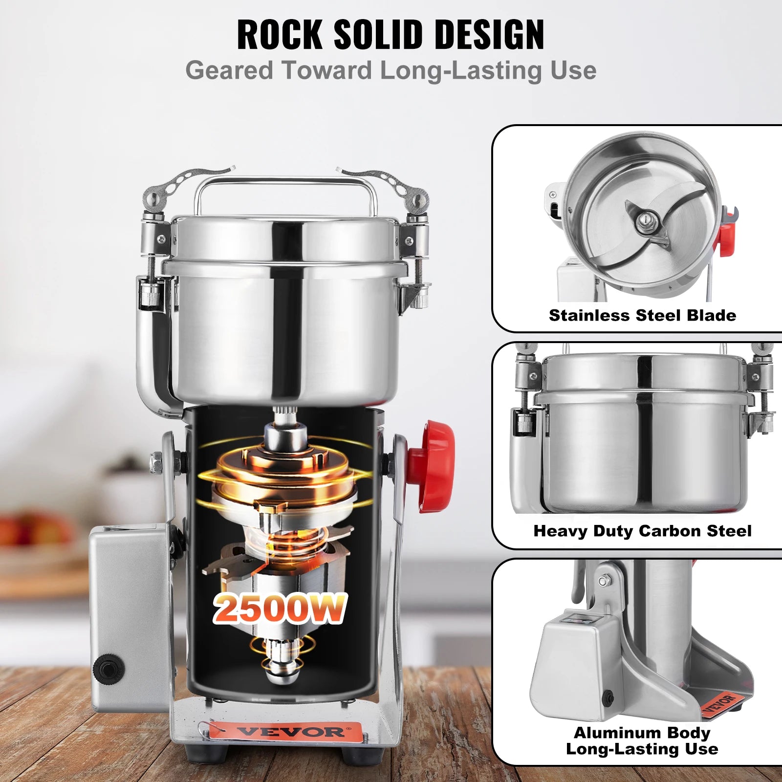 Grain Mill Grinder, Spices Herbs Grains Spices Cereals Coffee Corn