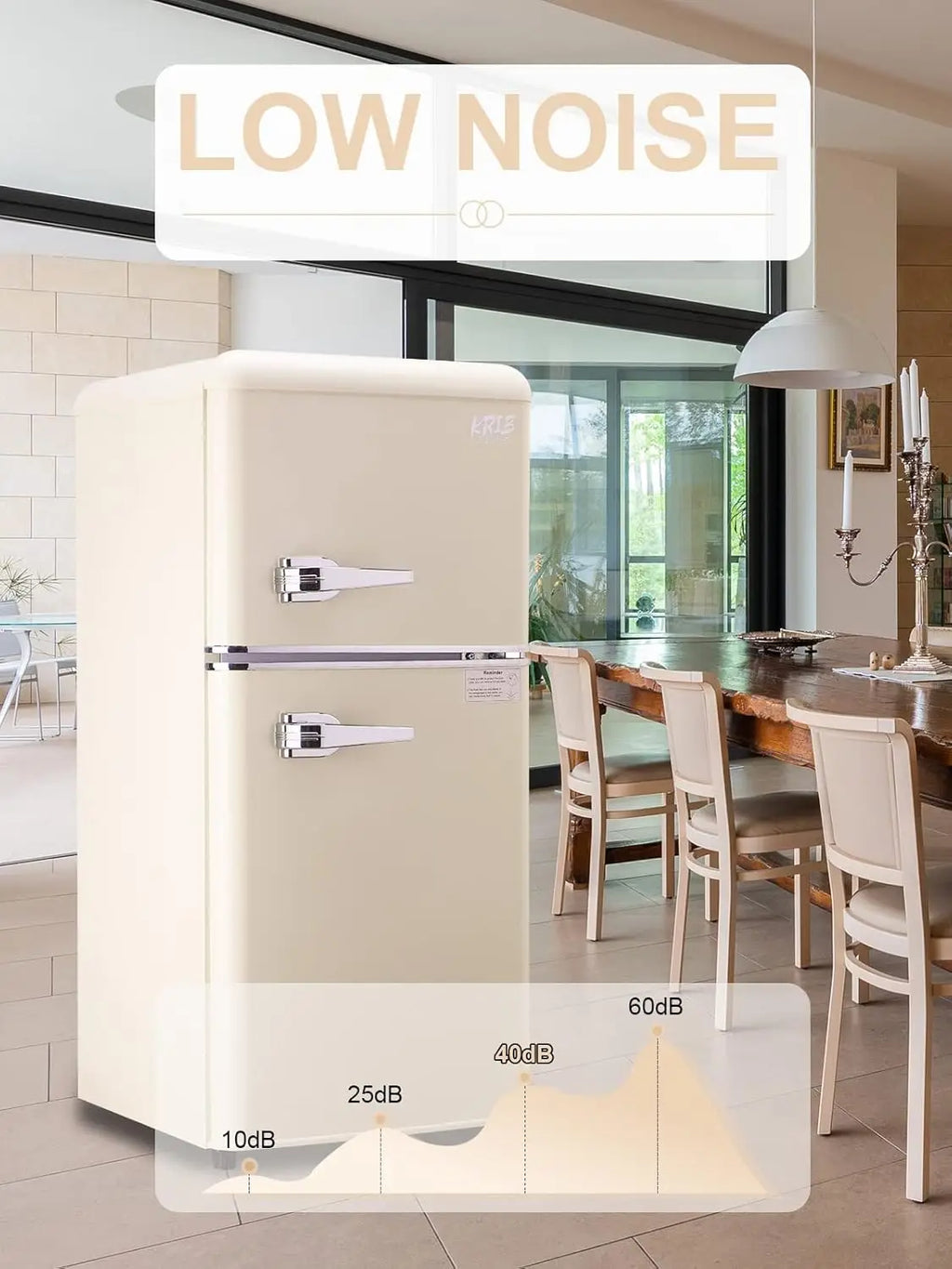 Mini Fridge with Freezer 3.2 Cu.ft