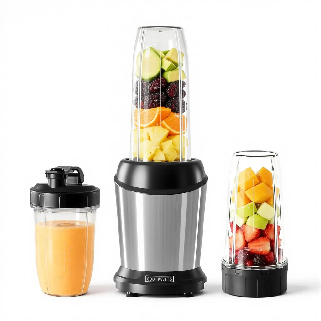 Blender, Personal Blenders BPA-Free Portable Cups, Silver