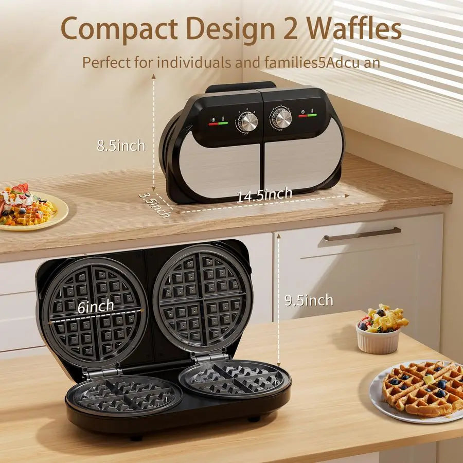 Belgian Waffle Make, 6 inch