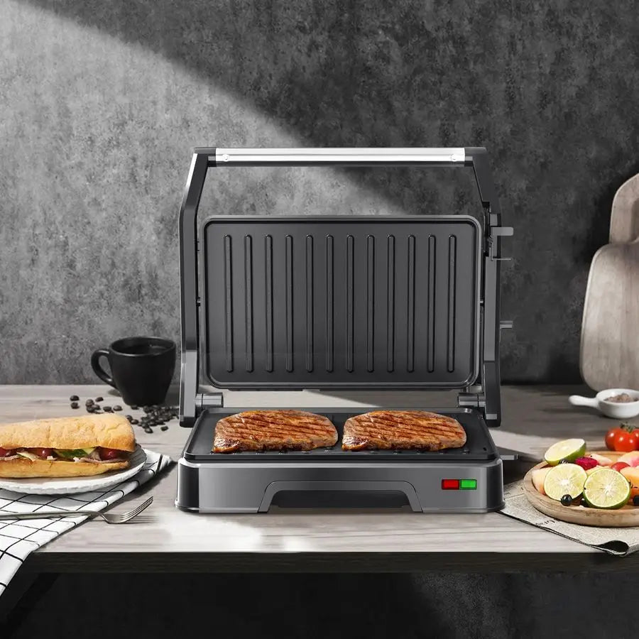Press Grill Sandwich Maker 2-Slice, NonStick