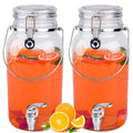 Beverage Dispenser 2-pack, 1 Gal Glass
