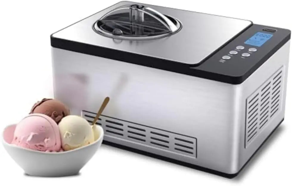 Ice Cream Maker, 2.1 Qt, Digital Display