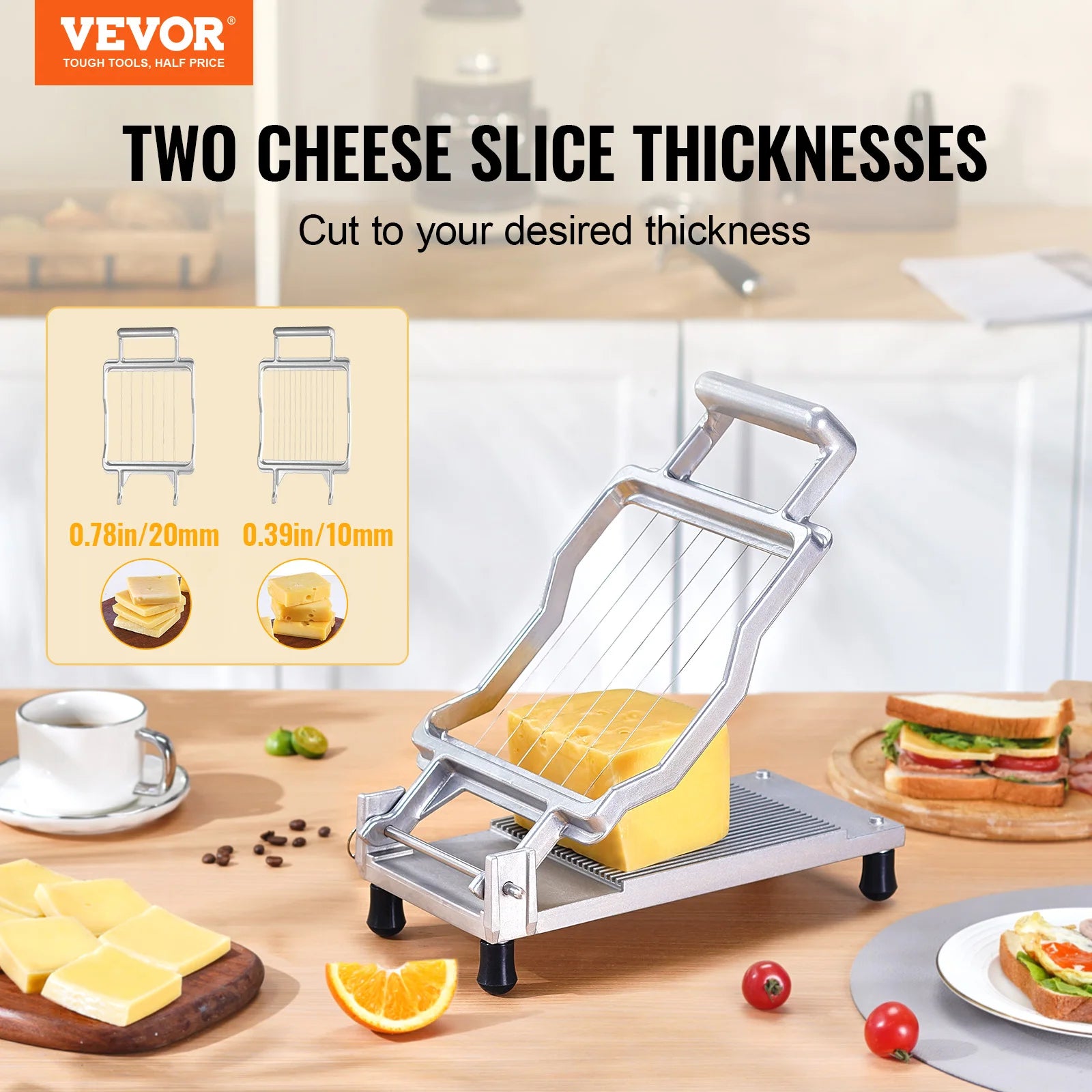 Cheese Cutter w/ Stainless Steel Wire
