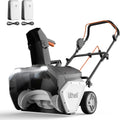 BestsellerBestseller2X20V Cordless Snow Blower, 20 Inch Snow Thrower with 4.0Ah Battery, Electric Snow Blowers with LED Spotligh
