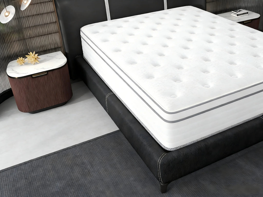 14/12/10 Inch Hybrid Queen/King/Full/Twin Mattress in a Box Memory Foam Soft, Bed Mattresses Pocket Springs