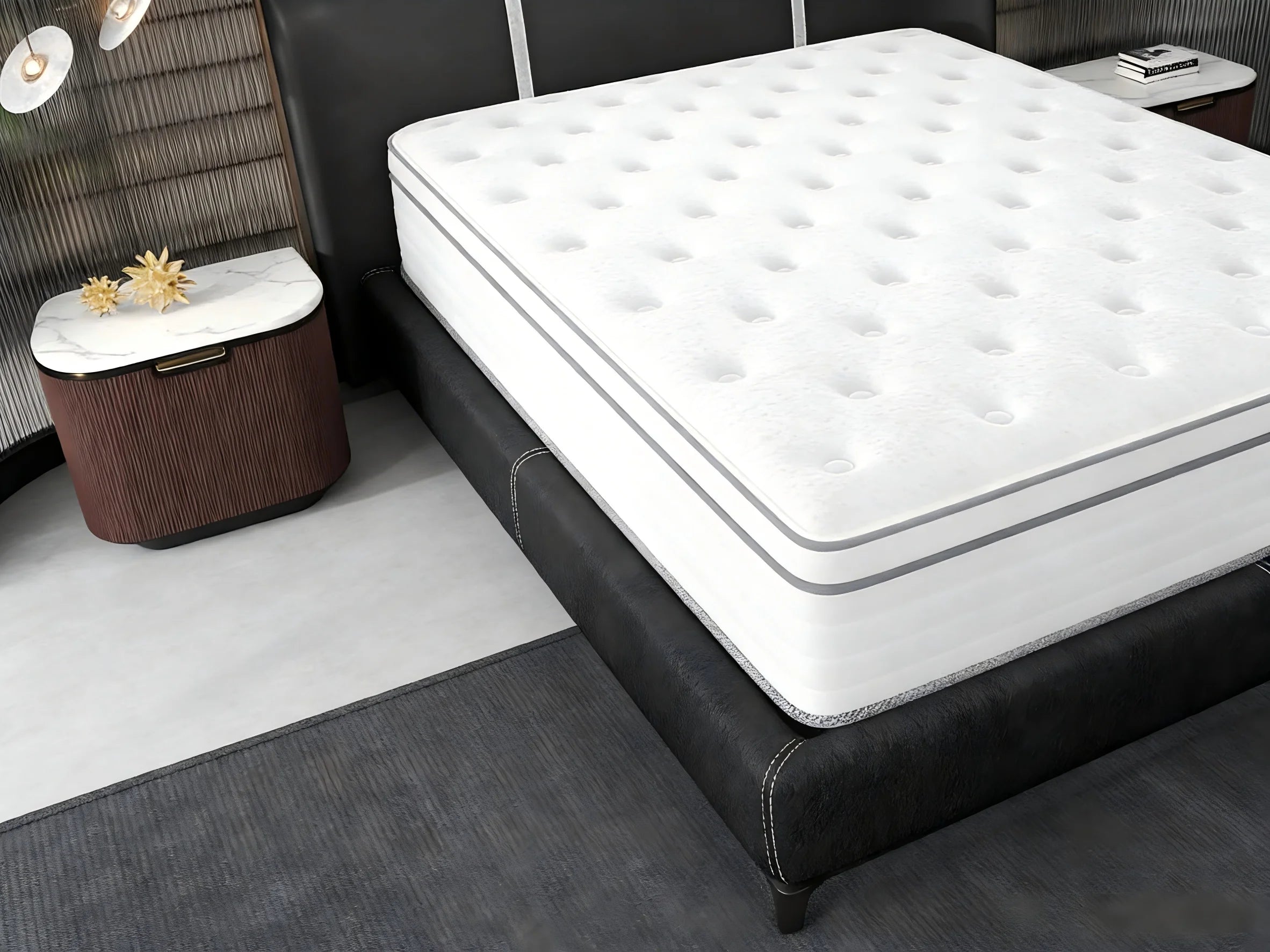 14/12/10 Inch Hybrid Queen/King/Full/Twin Mattress in a Box Memory Foam Soft, Bed Mattresses Pocket Springs