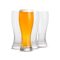 Glasses Set of 4 20 oz Beer Twisted Crystal, Gift box