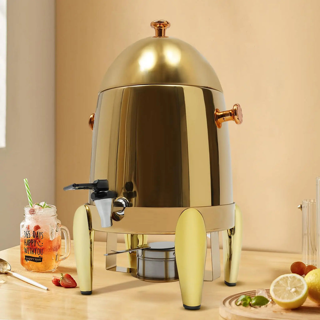 Beverage Dispenser, 3.2 Gal Stainless Hot&Cold