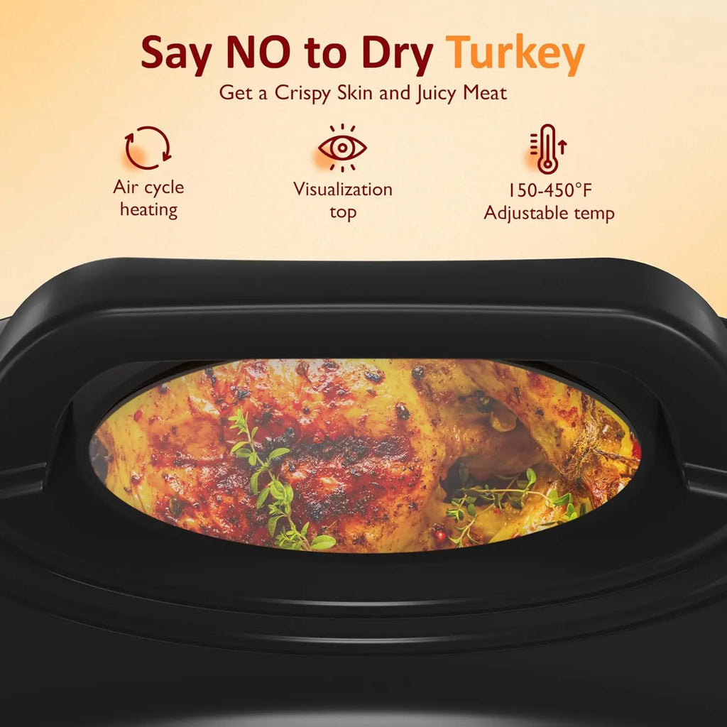Roaster Oven, Electric Self-Basting, 24 Qt Removable Pan