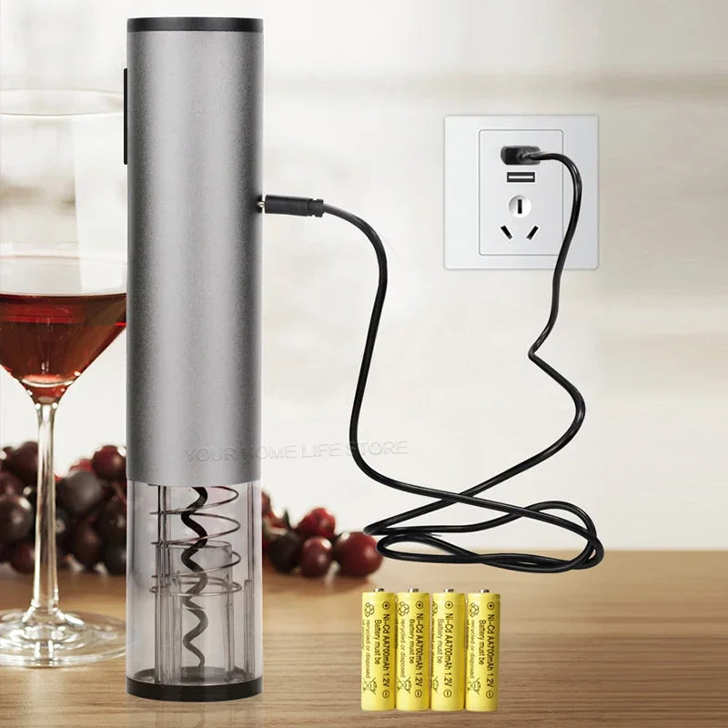 Electric Wine Opener, Stainless steel