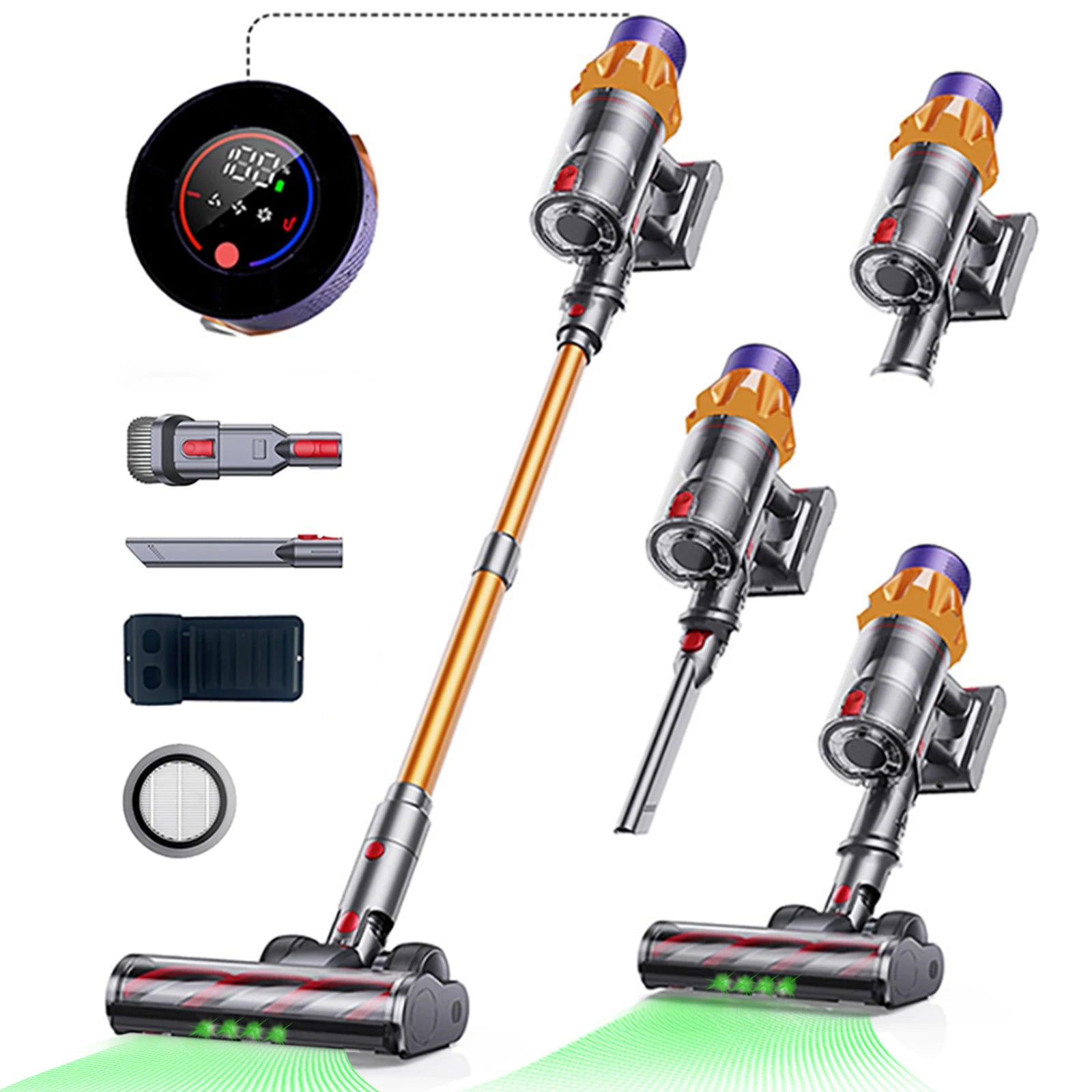 Vacuum Cleaner, Cordless Brushless Motor Handheld
