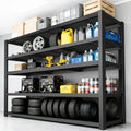 3050LBS Heavy Duty Metal Garage Shelving 5-Tier Adjustable Storage Rack 24x55x84in, Customized