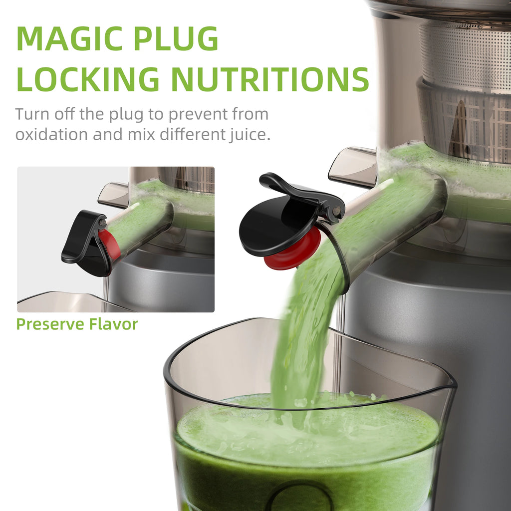 Juicer, Cold Press Fits Whole Fruits