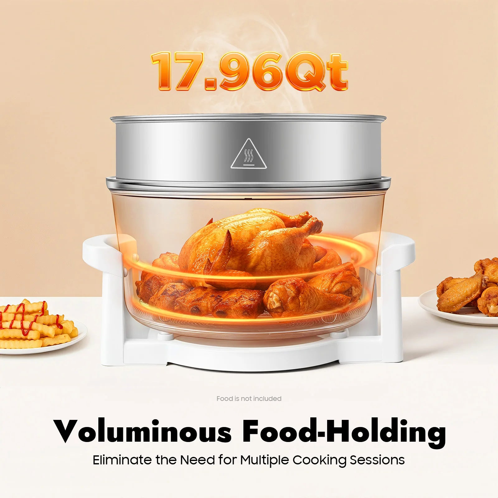 Air Fryer, Hot Air Circulation Oil-Free