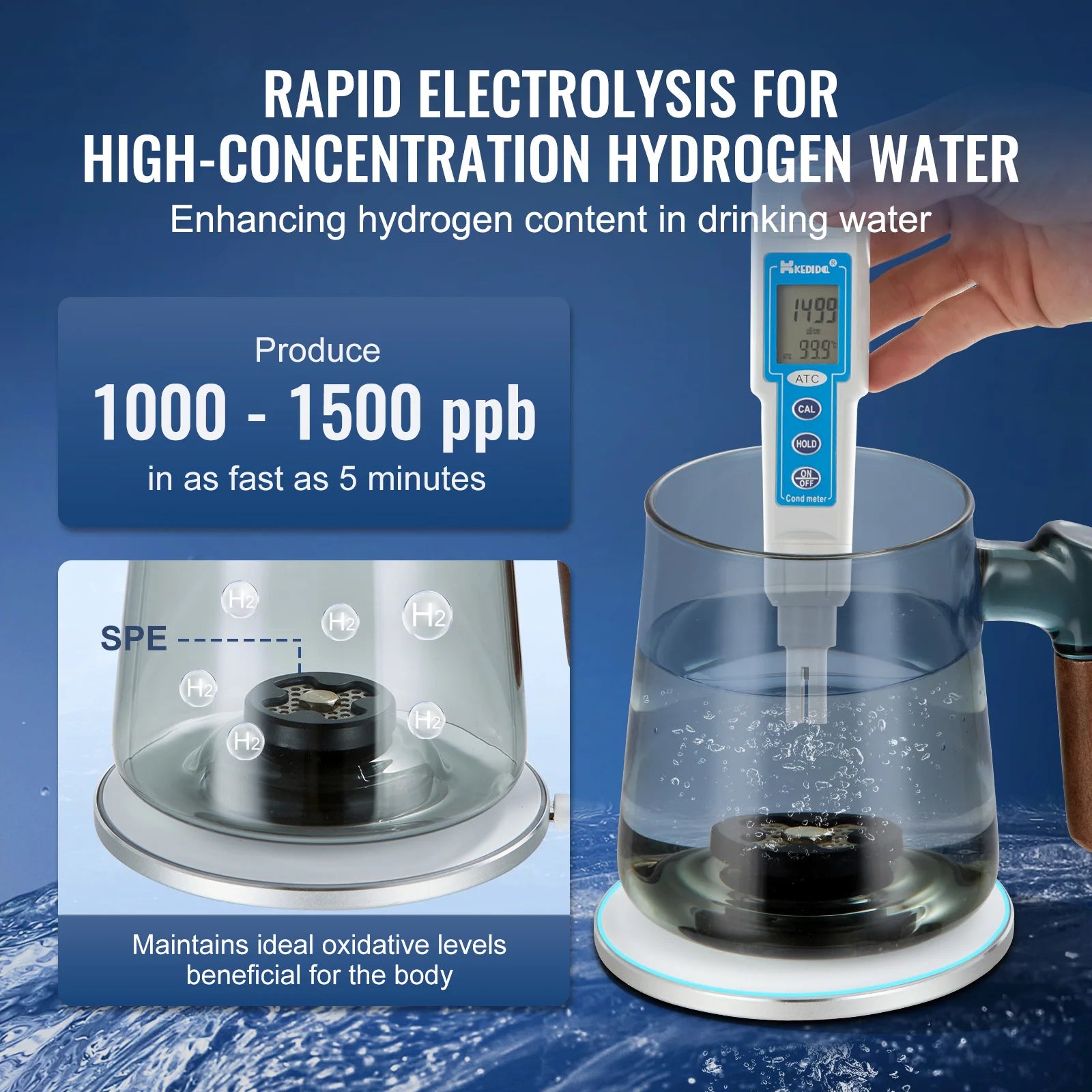 Hydrogen Water Generator 400ML