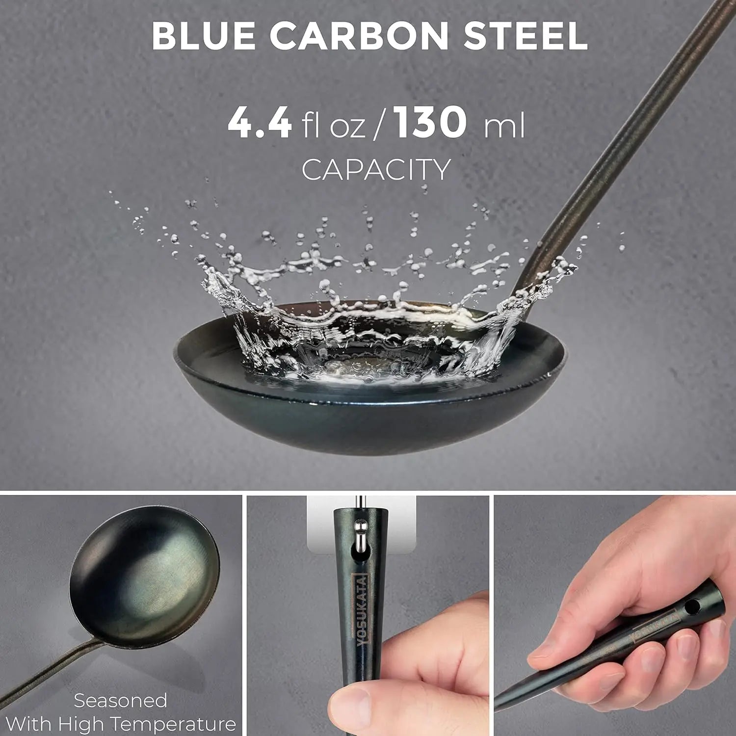 Wok Utensil Set, Steel 17-in 3 Pairs Chopsticks