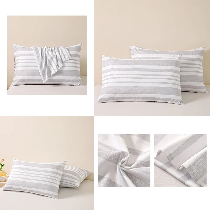 4pcs/2 Pairs Twin Full Queen King 20x26/20x28/20x30/20x36in Printed Pillowcases Pillow Protector Cover Sets