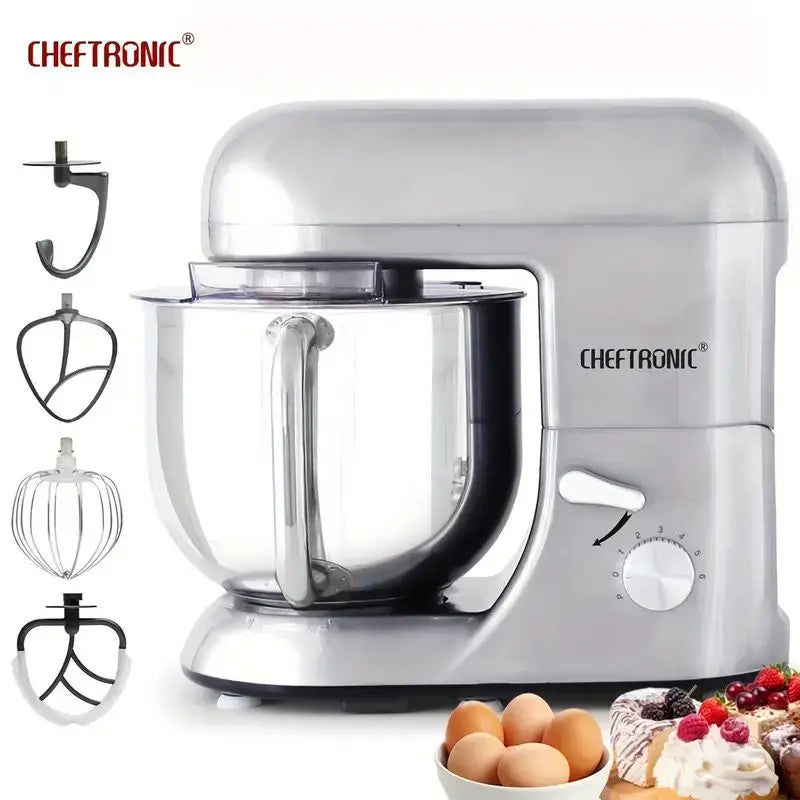 Mixer w/ 7-Qt Stainless Bowl, 6 Speed Stand
