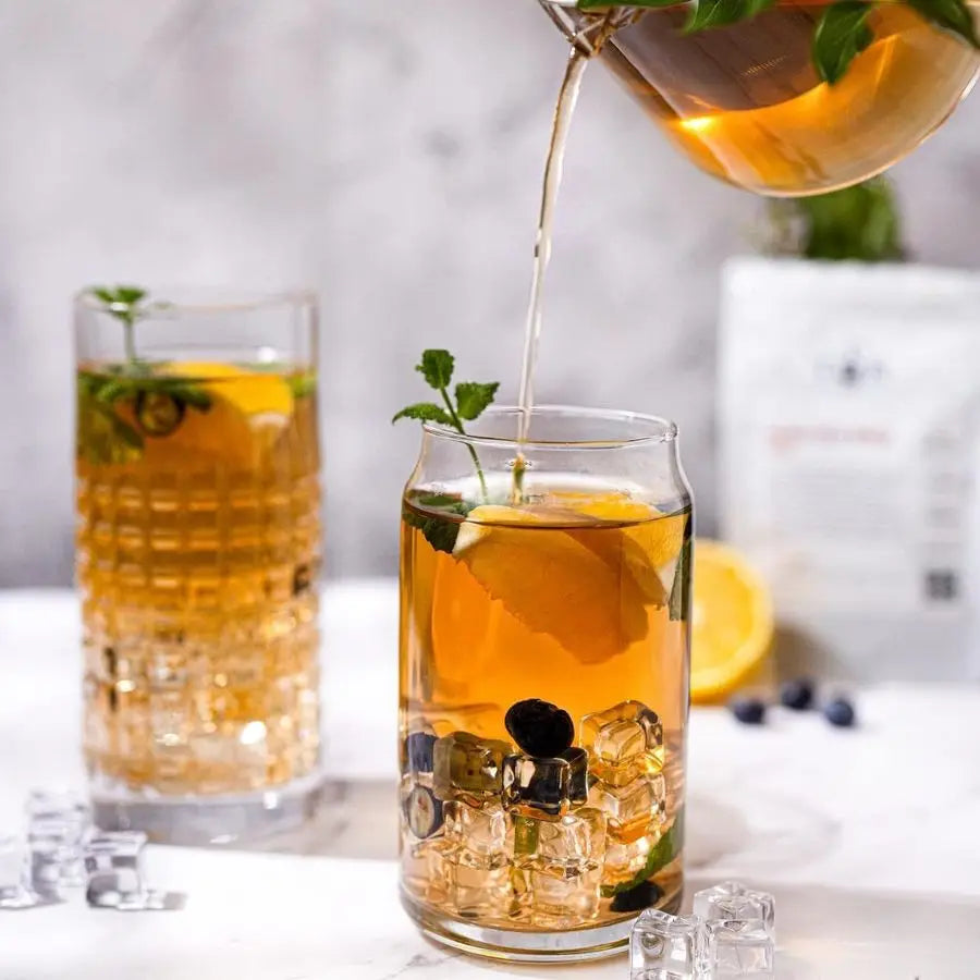 Glasses, Set of 10 16oz Iced Tea Soda Cocktail Whiskey