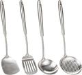 Wok Utensils, 4-Piece Stainless Steel