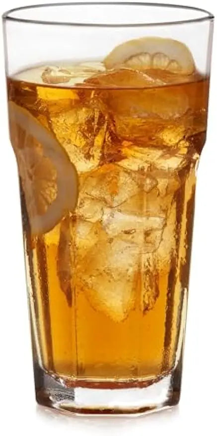 Glasses, Set of 12 Clear Iced Tea Dishwasher Safe