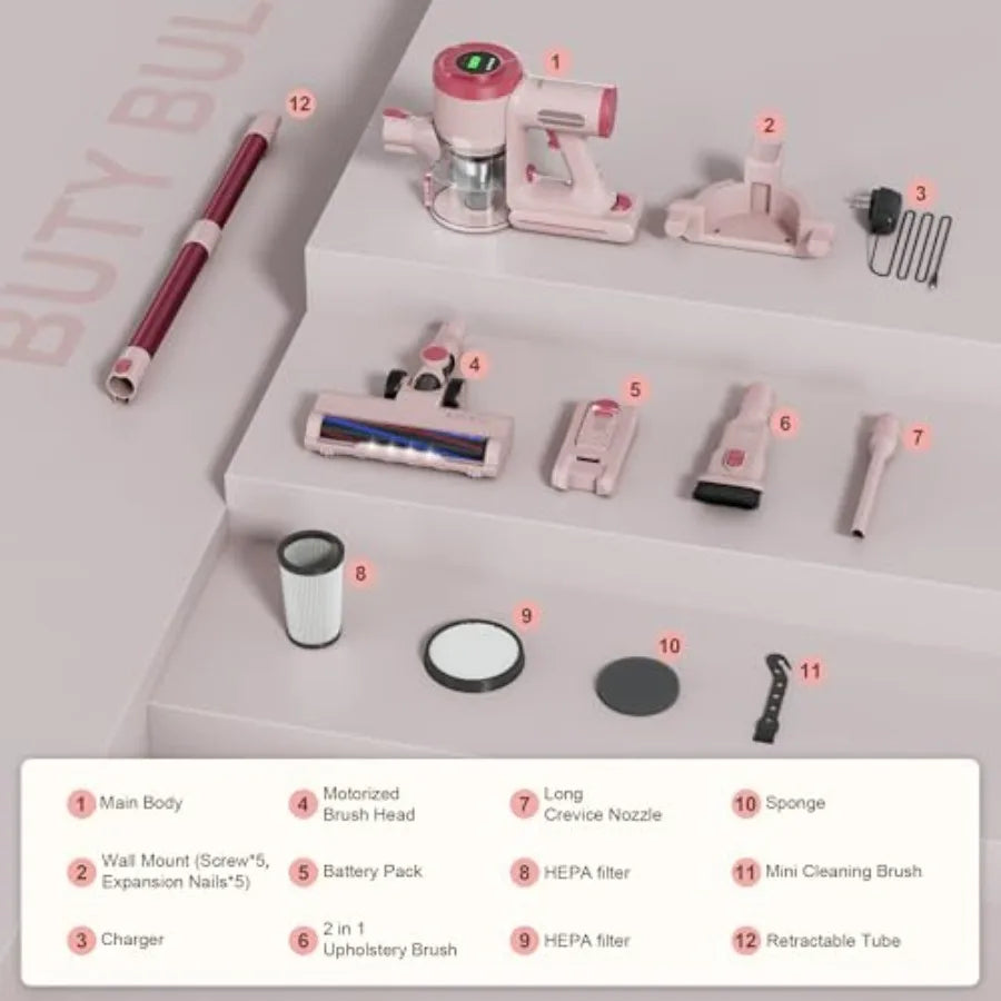 Cordless Stick Vacuum Cleaner 30KPa