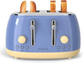 Toaster 4-Slice Extra-Wide Retro Stainless Steel